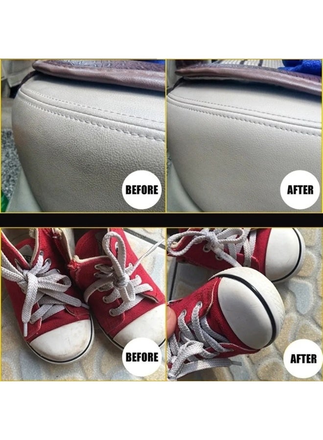 بخاخ رغوي متعدد الاستخدامات 650 مل لتنظيف السيارة والمنزل برائحة الليمون – مع فرشاة مدمجة في الغطاء لسهولة التنظيف، منظف فعال للأقمشة، الأرضيات، السجاد، الستائر، الأسطح المطلية، البلاط، الأجهزة المنزلية، والمعادن - Image 3